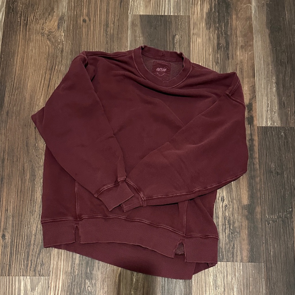 Aerie Women's Burgundy Sweatshirt